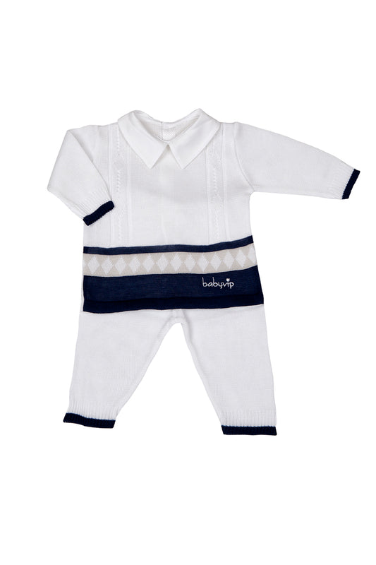 Completo 2 pezzi in filo di cotone