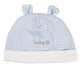 Cappellino in felpa garzata pied de poule con ricamo