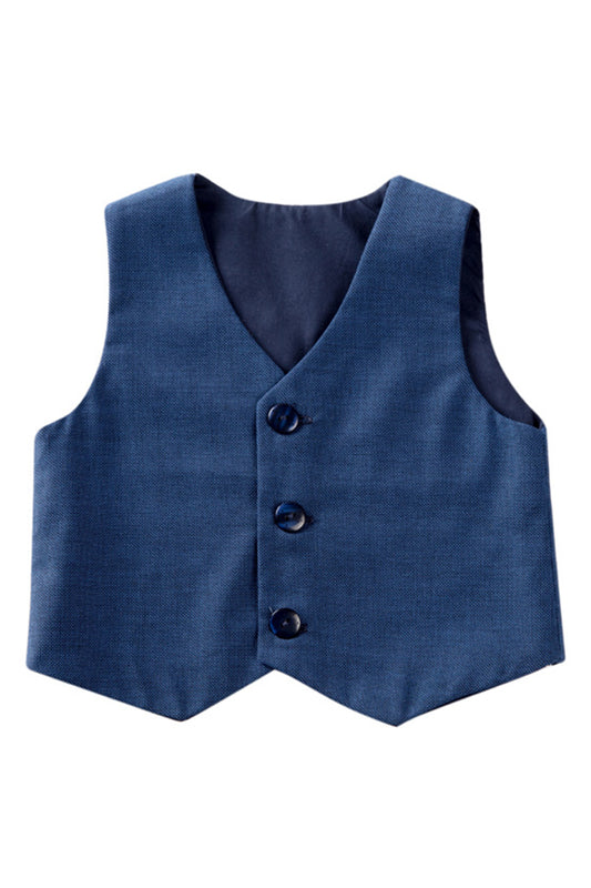 Gilet in tela microfantasia