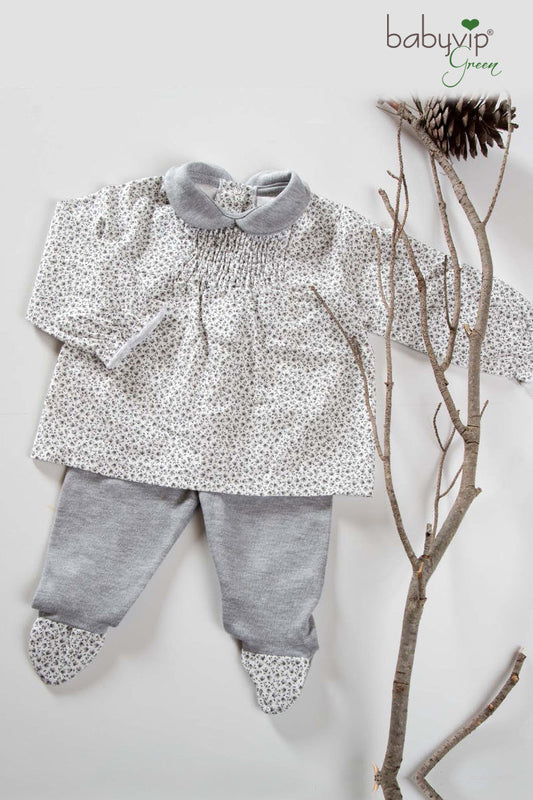 Set di vestiti per neonato neutro set di abiti con stampa volpe  pagliaccetto + bavaglini per